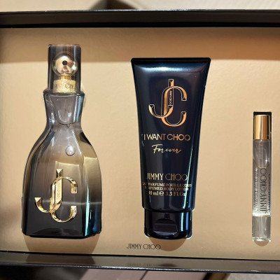 Kit Perfume Jimmy Choo I Want Choo Forever EDP - Femenino 3 piezas
